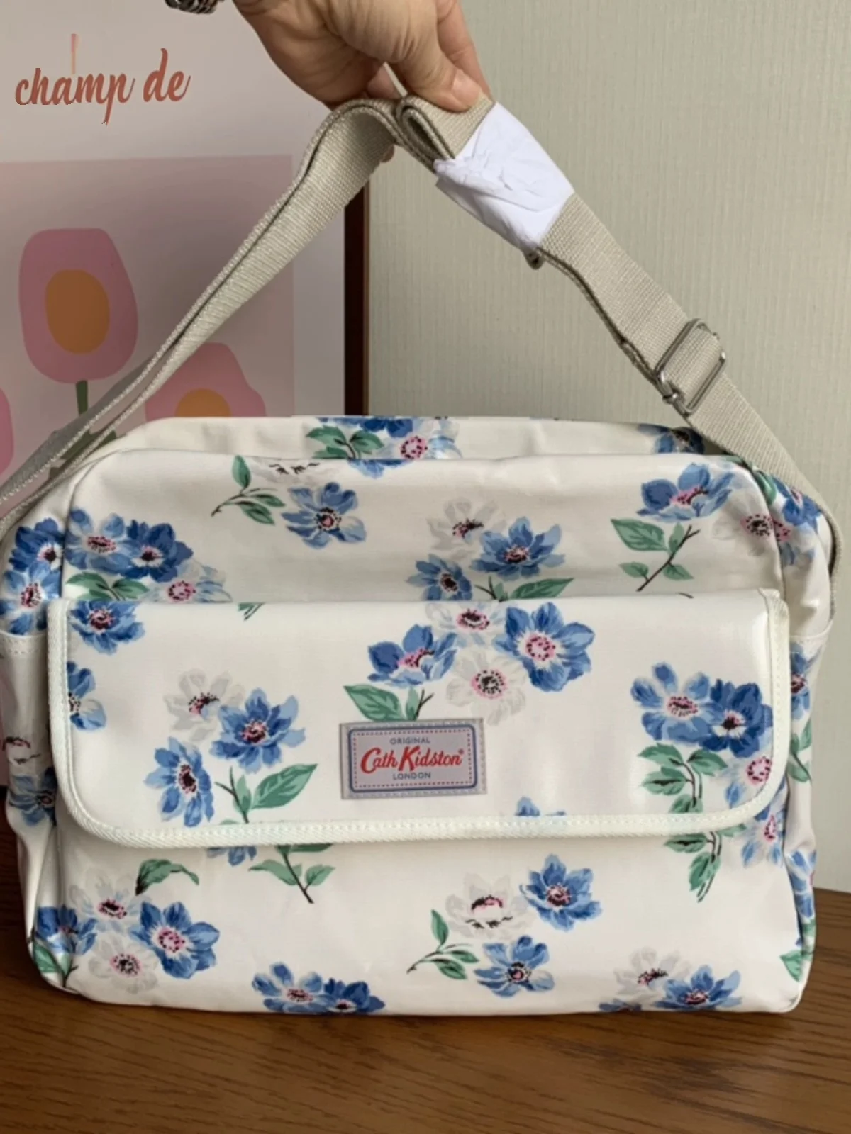 

Большая сумка через плечо для мамы, водонепроницаемая парусиновая сумка с принтом Briti Sle, повседневная универсальная сумка через плечо для женщин и мужчин