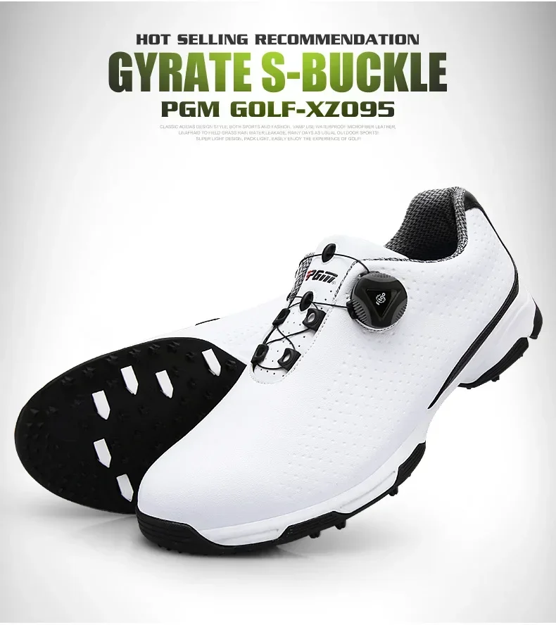 PGM Buty golfowe Męskie buty piłkarskie Letnie buty sportowe Obrotowa koronka Oddychająca XZ095