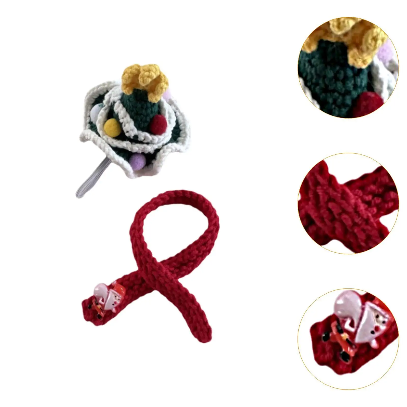 Set aus Mütze und Schal für Mini-Puppen, Puppenkleidung und Accessoires, Anziehkostüme, Kleidung, Puppenoutfits für 15-cm-Puppen