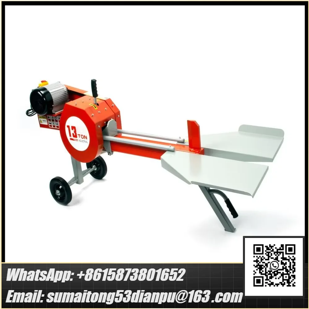 Fast Gas Horizontal Log Cutters and Separators for Household Manufacturers and Farms New 220V Motor