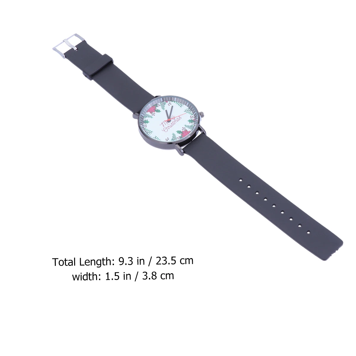 Christmas Wrist For Women Men Student Adjustable Strap Quartz Watch Cartoon Pattern Fashion Christmas Gift Letter Hoop Style