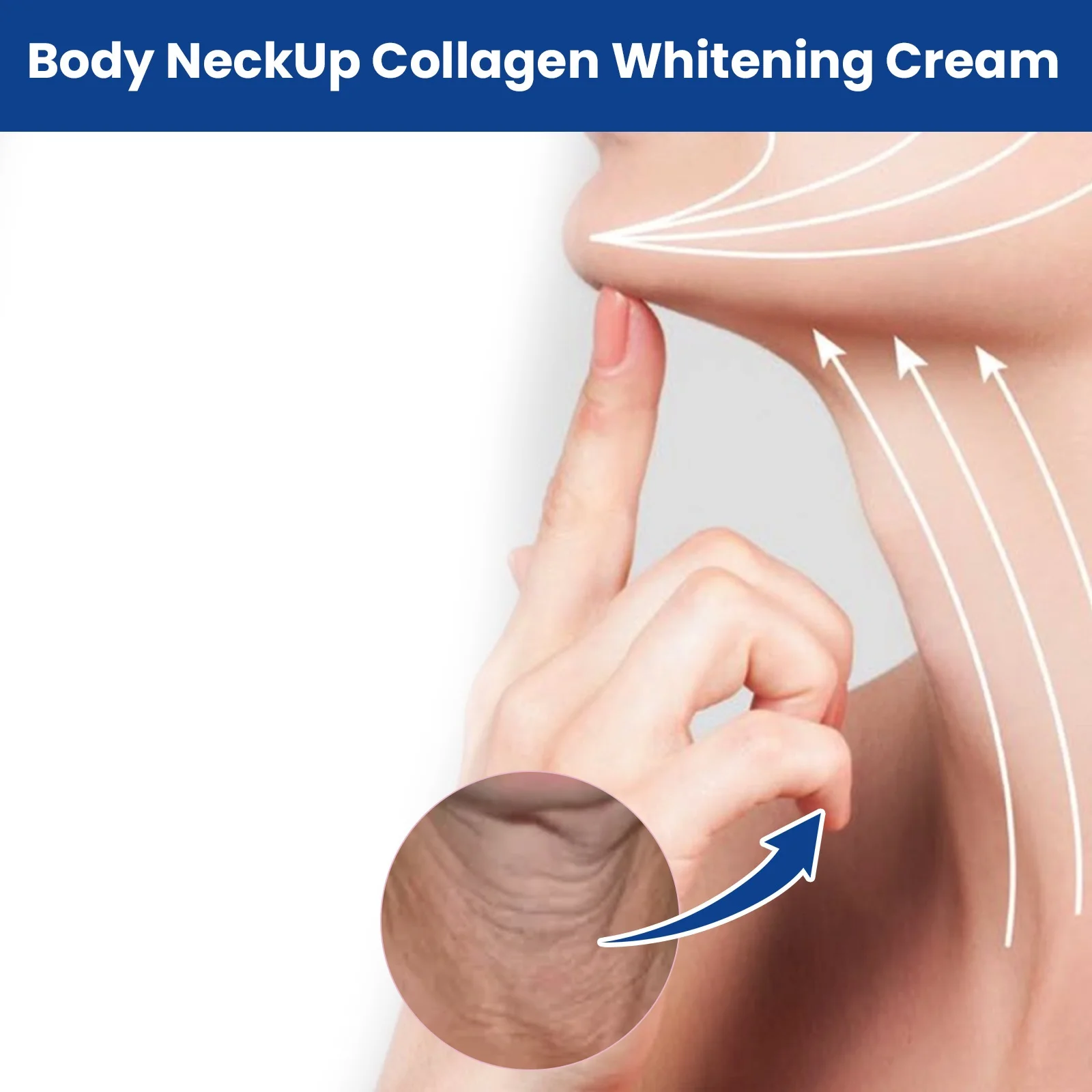 Hydrolyzed Collagen Neck Cream Face Lifting Firming Lightening Smoothing Care Lotion Moisturizer Neck Rejuvenation Cream image 5