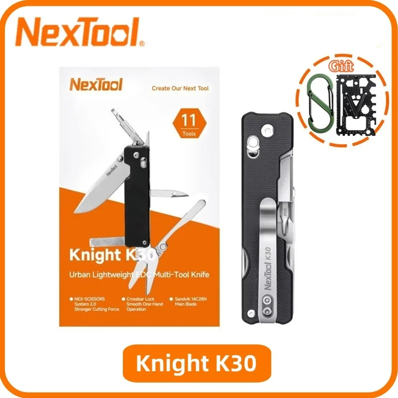 NexTool K30 11-in-1 Knight EDC Pocket Knife Multi-tool Outdoor Folding Knife Mini Portable Folding Scissors Hand Tool