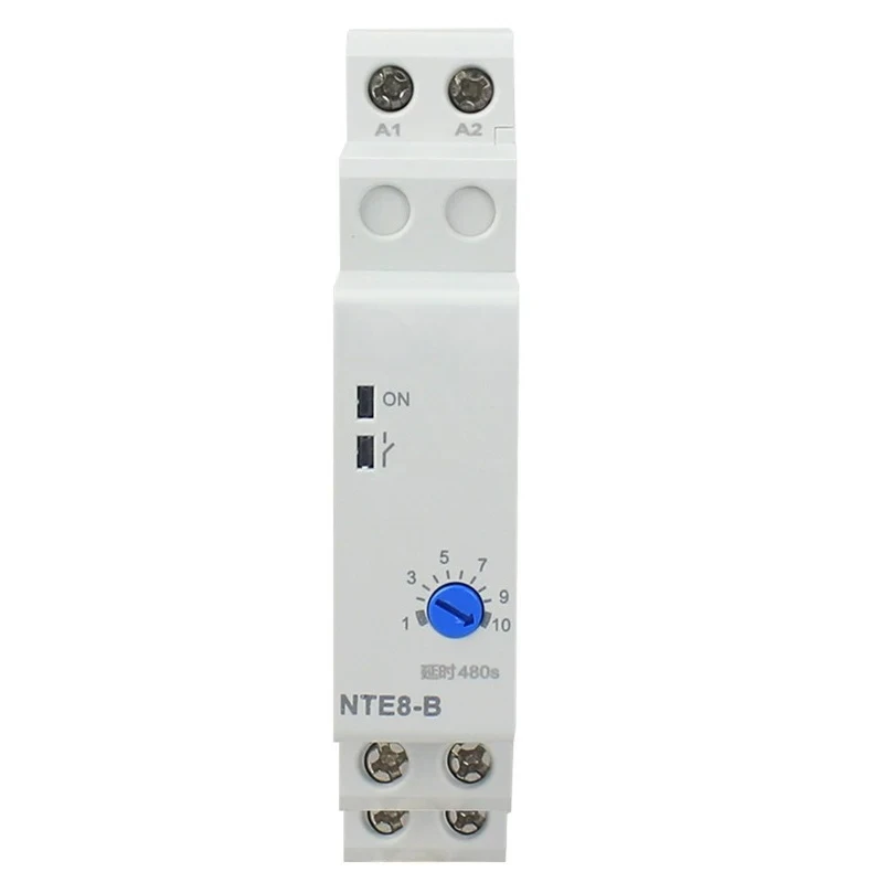 Rail type time relay NTE8-120A 120B 10A 10B 480A 480B Power on and off