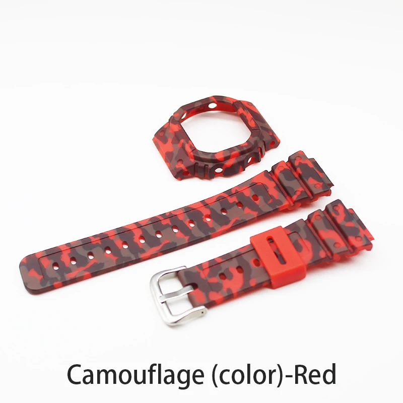 Substitute Resin Camouflage Case Strap For DW-5600 DW-5630 GW-5000 and Other Models