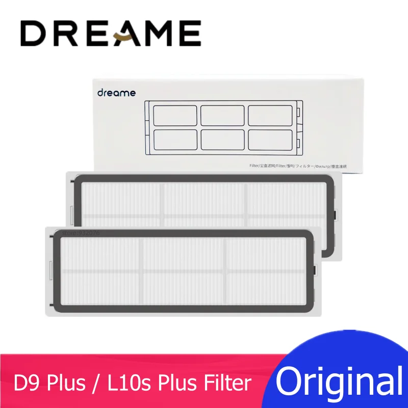 

Dreame Original Washable HEPA Filter for L10s Pro / D9 Plus / L10s Plus Xiomi Mijia S10+ S20+ Robot Vacuum Spare Parts