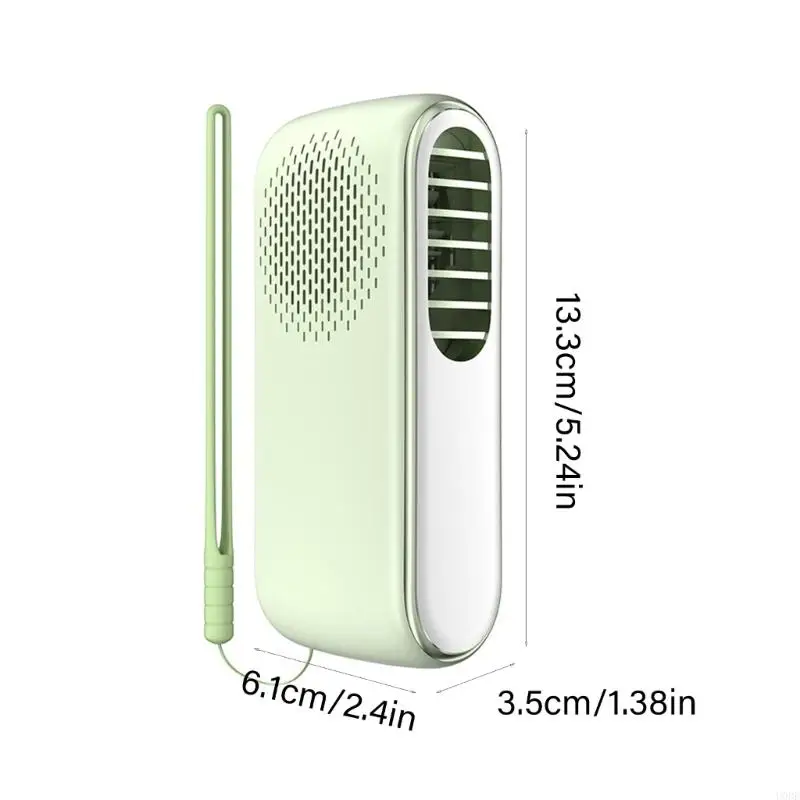 عملية هادئة، مروحة تبريد صغيرة، تصميم بدون شفرات، أداة تبريد مثالية للطقس الحار، حجم صغير، 3 اختيارات من الألوان