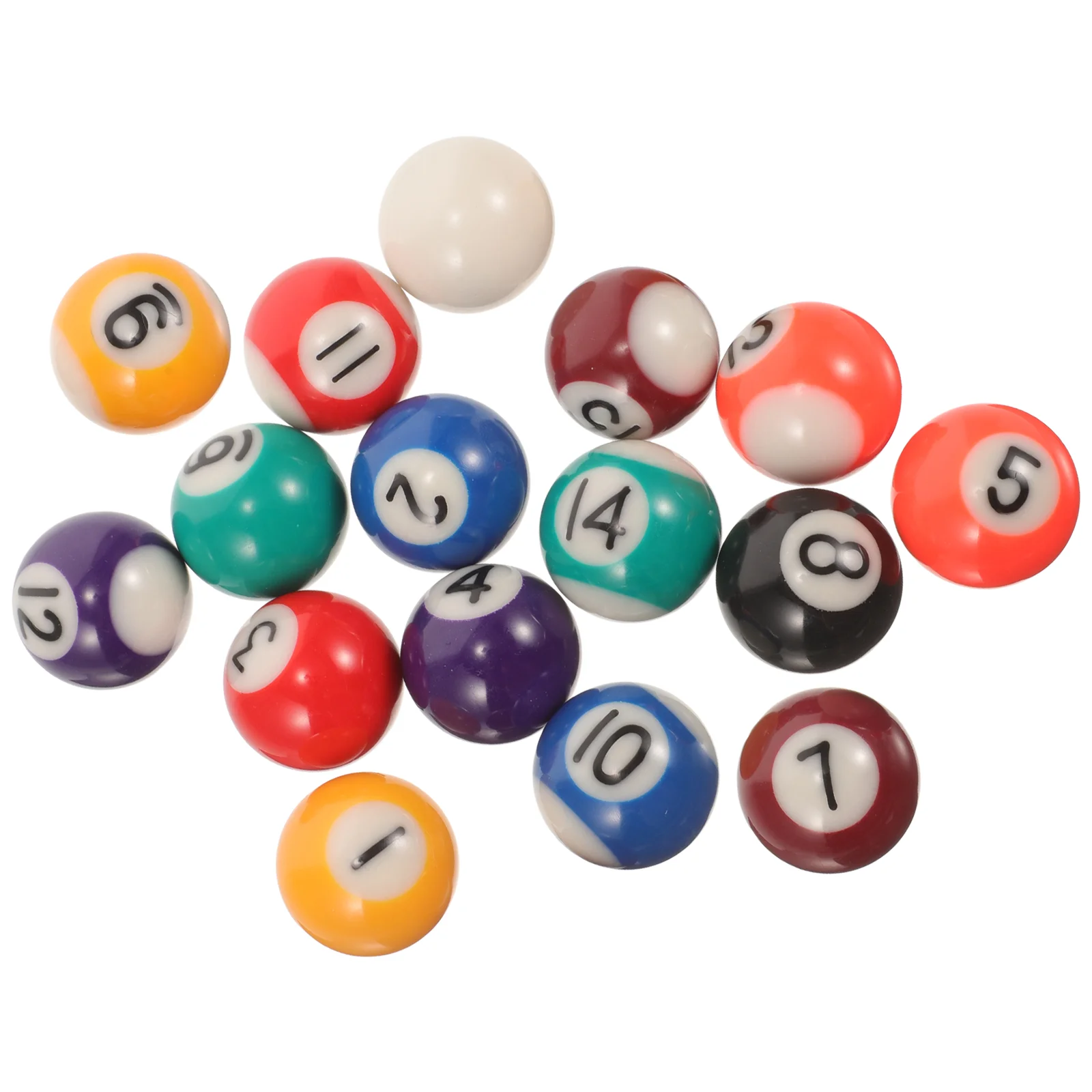 

Children's Billiards Set Practice Ball Professional Balls Pool Table Prop Practical for Training Supplies Tools Toy