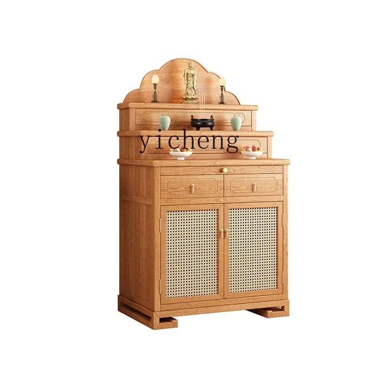 

household table incense case Tibetan three-layer step tribute table living room incense table feng shui