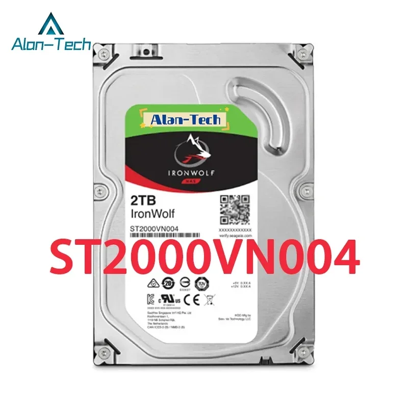 Imagem -05 - Seagate-disco Rígido Nas para Desktop St8000vn004 St8000vn004 Sata 7.2k 256m 2tb 4tb 8tb Enterprise Novo