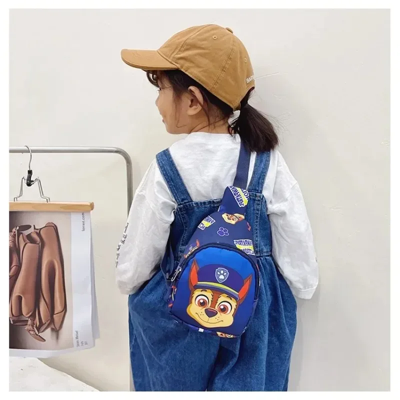 Paw Patrol Children's Chest Bag Chase Skye Fashionable Small Chest Bag Cartoon Shoulder Bag Cute Crossbody Bag Coin purse Gifts