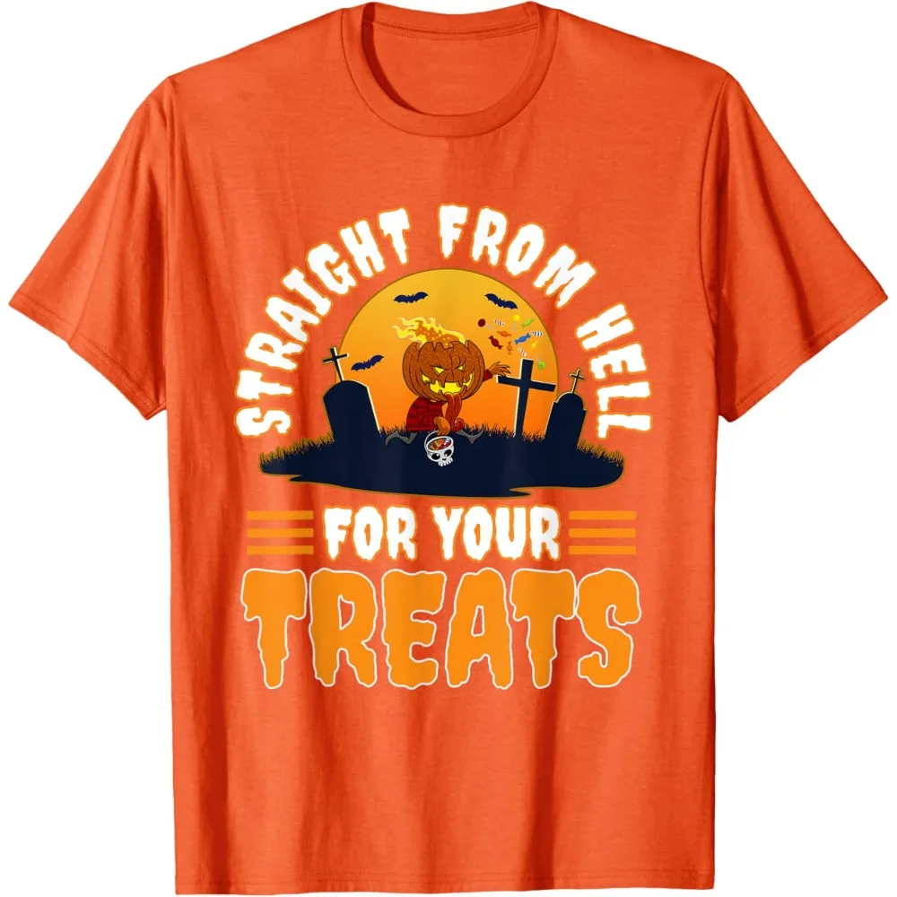 Freaking Halloween Bats Cemetery Hell Pumpkin Costume Candys T-Shirt