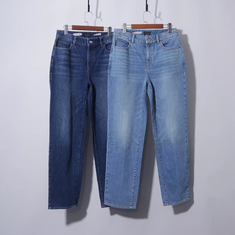 

Женские прямые джинсы из чистого хлопка, размер orm, измерение талии, очень однотонные джинсовые длинные брюки