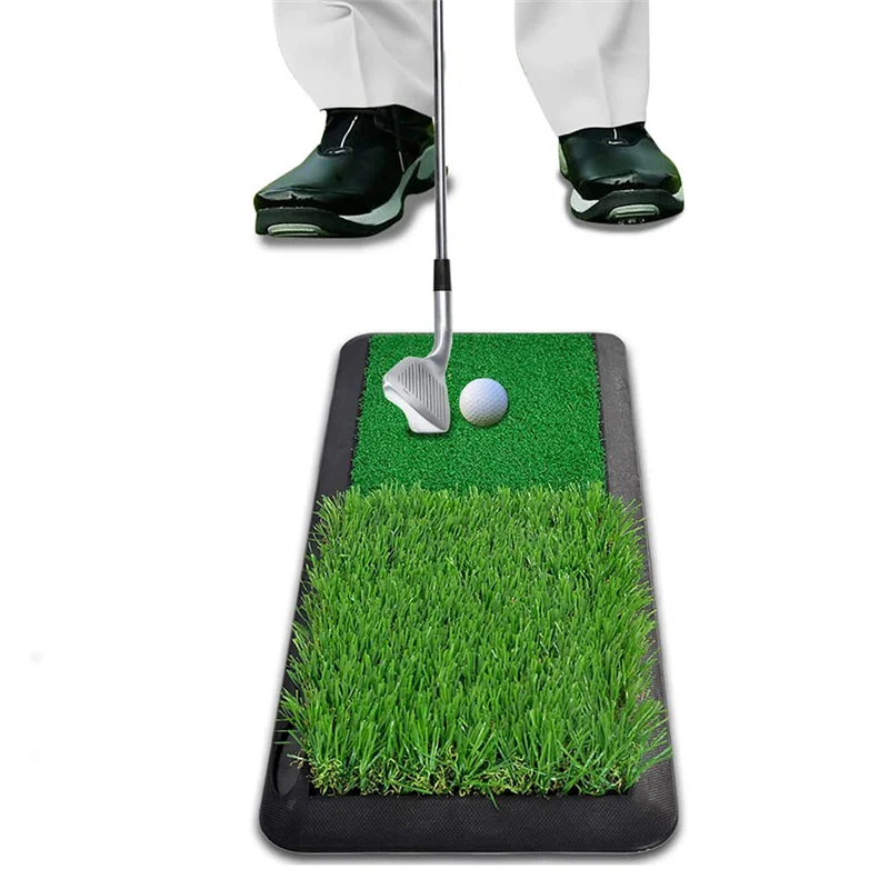 AED2-1 قطعة حصيرة ضرب الجولف المبتدئين ممارسة حصيرة لكشف التأرجح الضرب ، أداة تدريب الجولف