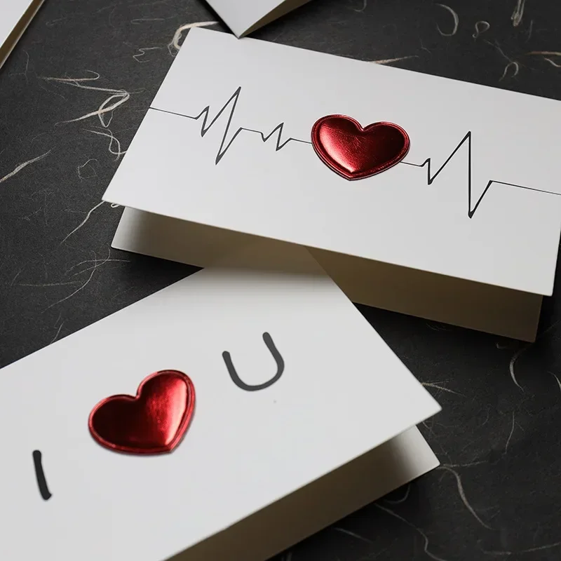 Cards Valentines Day Gift Love Postcard Wedding Invitation Greeting Cards Anniversary for Romantic Valentines Day Gift Card image 2