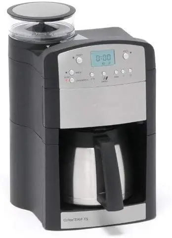 465 CoffeeTeam TS 10-Cup Digital Coffeemaker with Conical Burr Grinder and Thermal Carafe