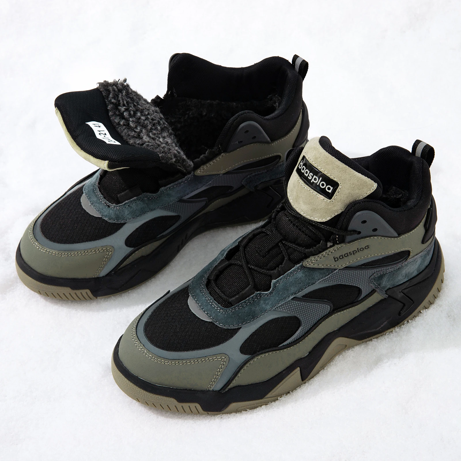 Baasploa New Men's Shoes Outdoors Walking Sneakers Waterproof Shoes Comfort Tenis for Men Non-Slip image 5