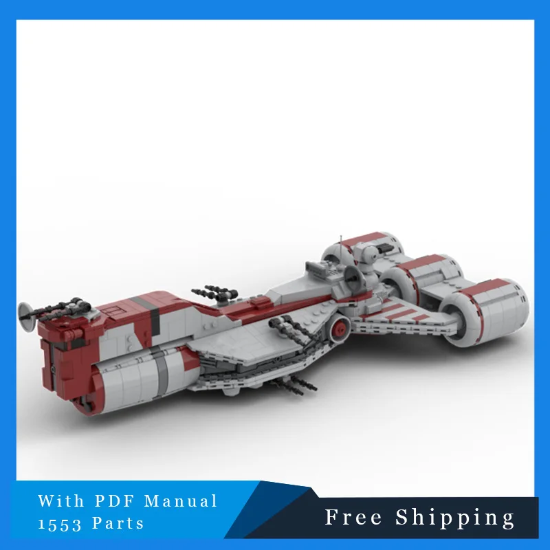 1553 PCS MOC Star Battle Building Blocks Set Spacecraft Technology Modular Bricks Model Children DIY Assembly Toy Birthday Gifts