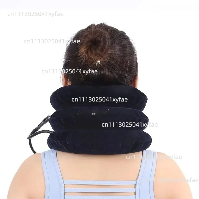 Air Pump, Inflatable Neck Collar Traction Device, Adjustable Neck Support Stretcher