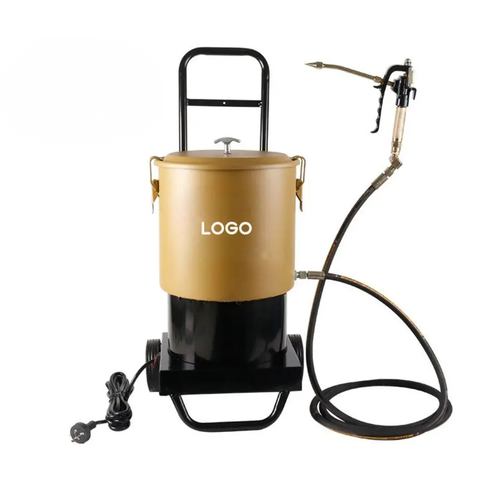 Electric 15L Grease Pump Dispenser 220V/24V/12V Mobile Greaser for Lubrication Mechanical Maintenance and Oil Grease