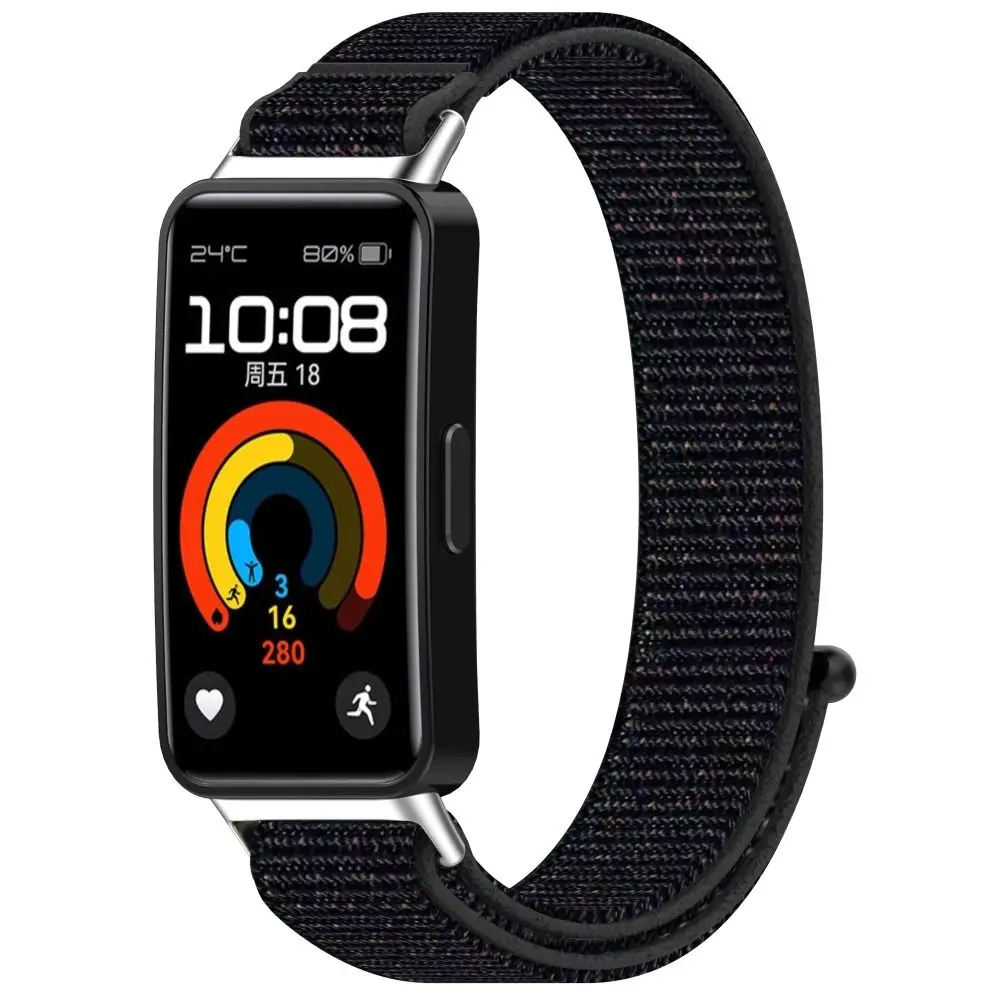 Soft Nylon Nylon Loop Strap Replacement Adjustable Bracelet Wristband Accessories Watchband for Huawei Band 9/8