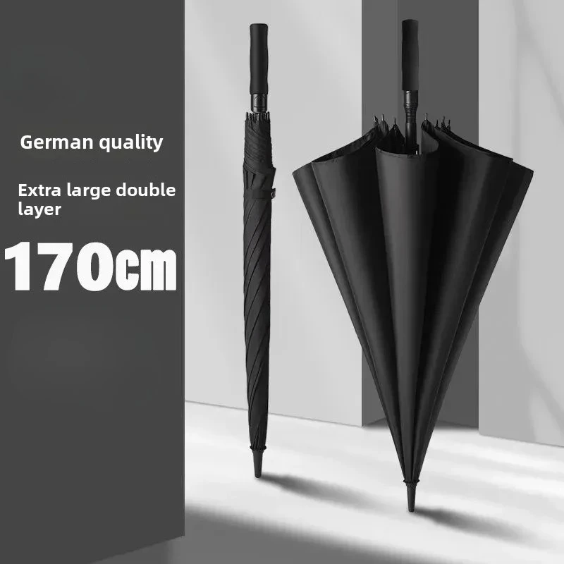 

Double-Layer Automatic Umbrella, Enlarged Reinforcement, Long-Handled Oversized Umbrella, Anti-Storm Umbrella
