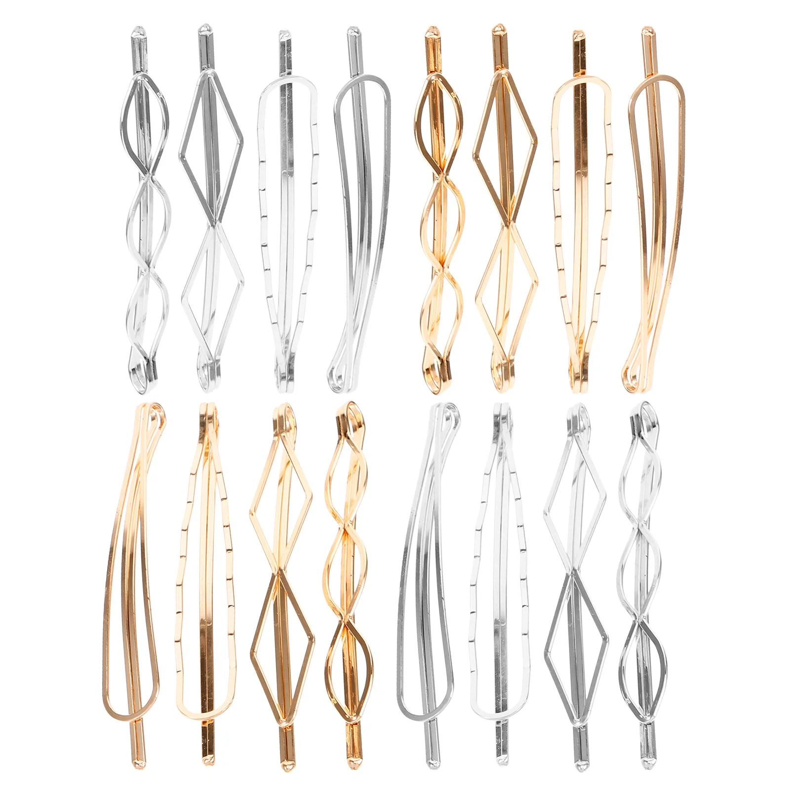 

16 шт., набор металлических заколок для волос, женские заколки для волос, свадебная вечеринка, минималистичные заколки для волос, заколка, аксессуары для волос