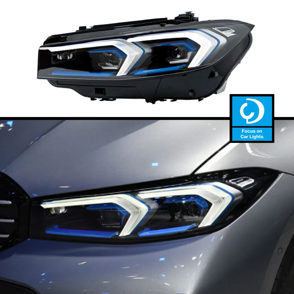 Car Front Headlight  For BMW G20 G28 3 Series 2019-2022 M3 Laser LED Head Lamp Styling Dynamic Turn Signal Lens Auto Accessories