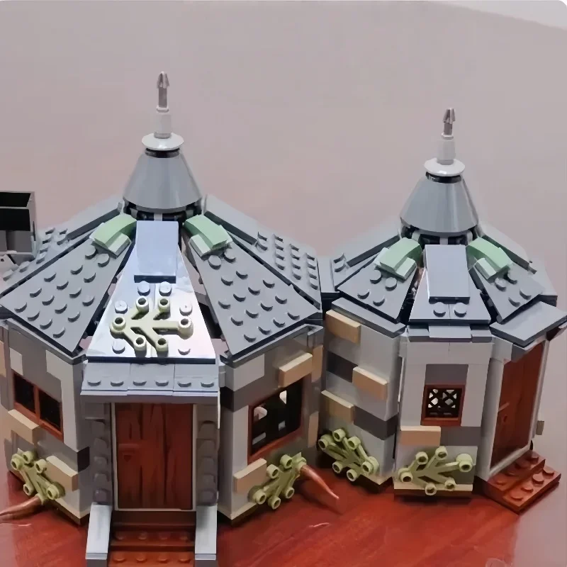 Moc filme magia mundo cabine & buckbeak resgate casa 75947 blocos de construção conjunto, fantasia castelo diy brinquedos educativos para crianças, ch