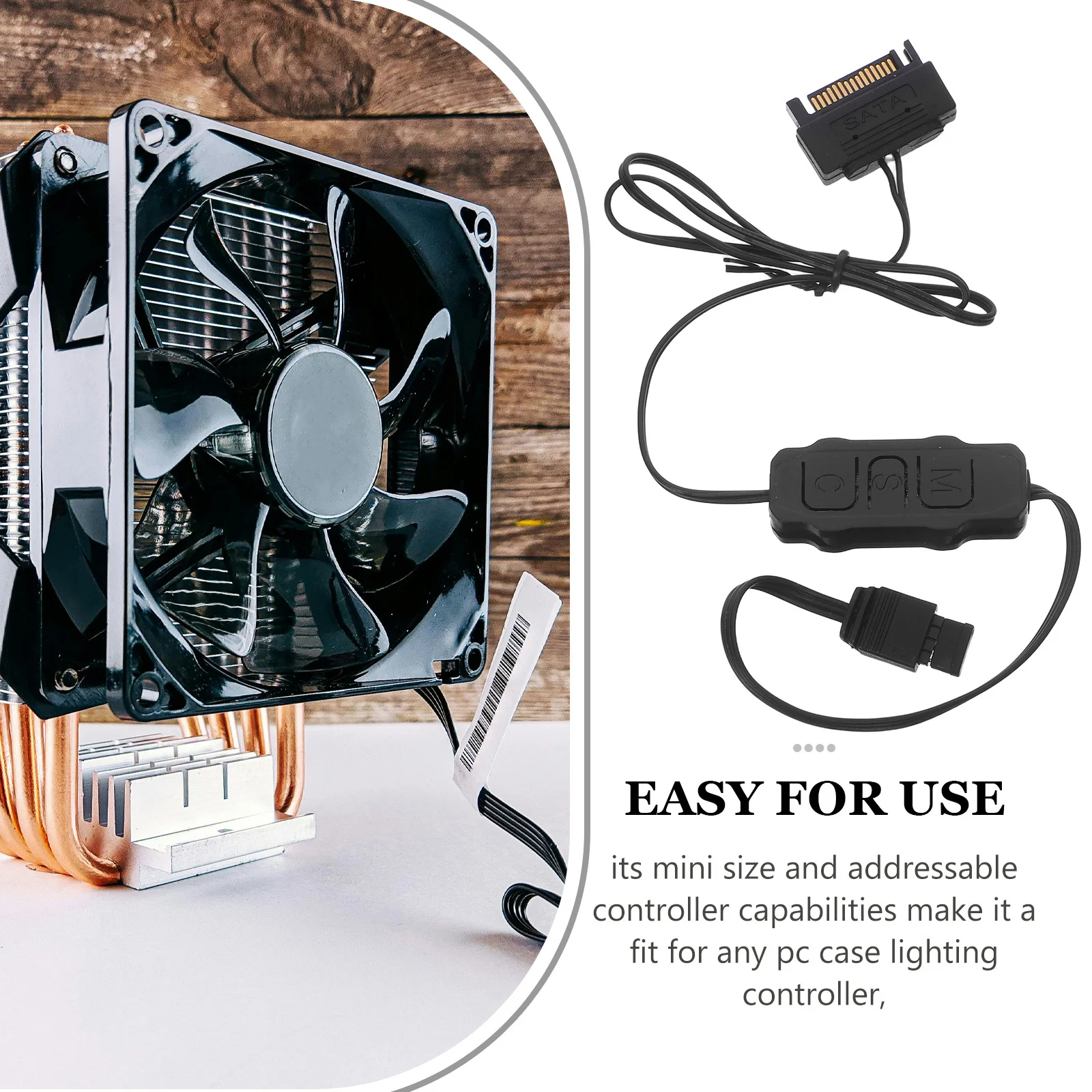 Mini Argb Controller 5V 3-Pin Rgb Fan Speed Sync Gaming Pc Accessories Rgb LED Pc Controller Computer Fan Connector
