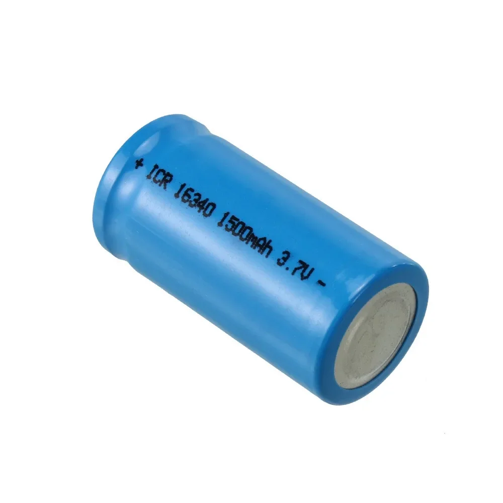 3.7V 16340 Li-ion Battery 1500mAh,Rechargeable CR123A Batteries with Charger,for Arlo Cameras VMC3030 VMK3200 VMS3330,Flashlight