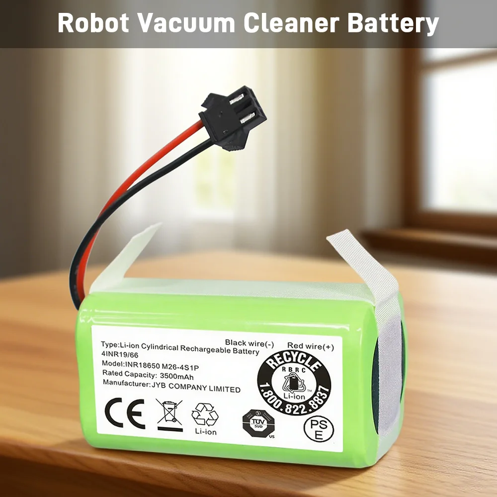 

High Capacity 3500mAh 14.4V Rechargeable Battery Replacement for Lefant M210 M210B M210P M213 M213S M301 Robot Vacuum