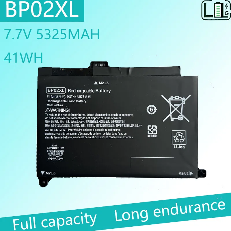 

New BP02XL New Laptop Battery For HP Pavilion PC 15 15-AU 849909-850 849569-421 TPN-Q172 TPN-Q175 HSTNN-LB7H BP02041XL 41WH