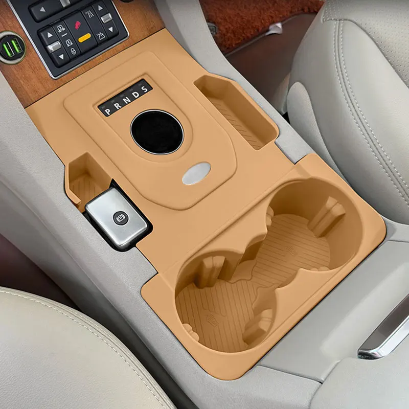 Silicone Pad Gear Shift Button Protective Cover For Central Control Panel for Land Rover Discovery 4 LA L319 2010-2016