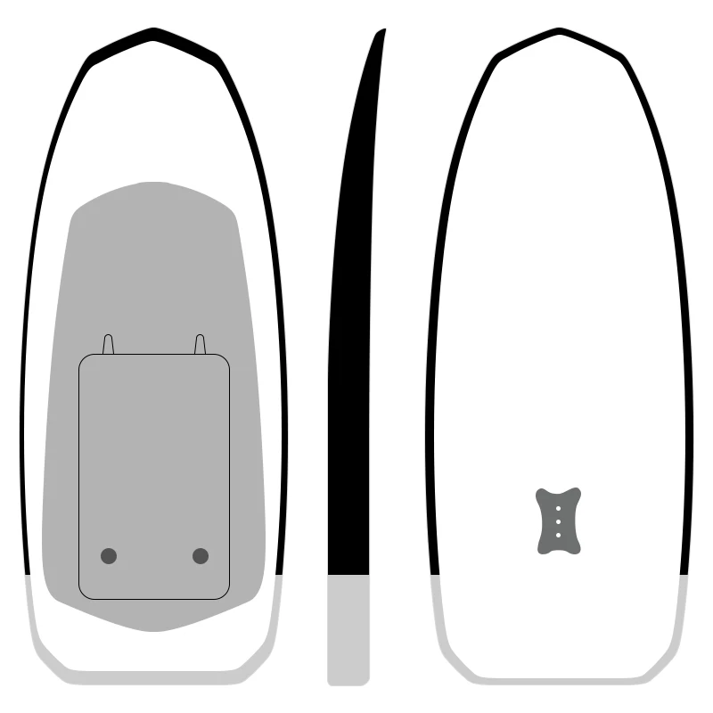 High Quality  Hydrofoil Foil Board Electric Surfboard with Battery for Sale