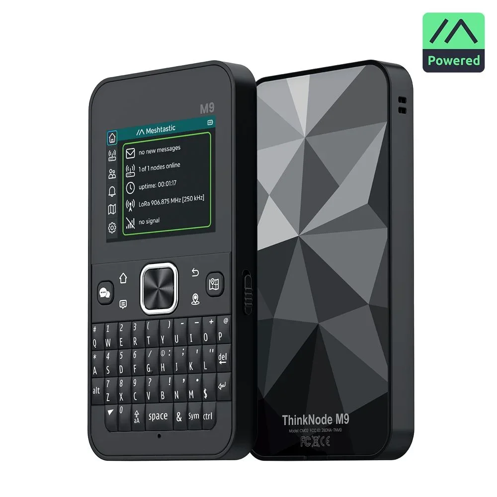 Elecrow ThinkNode M9 – terminal komunikacyjny Meshtastic z modułem ESP32-S3 i GPS, wyposażony w 2,4-calowy wyświetlacz LCD. — zdjęcie produktu 4