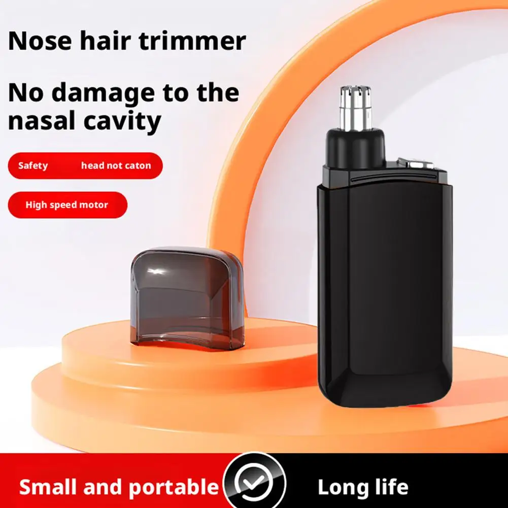 ماكينة تشذيب شعر الأنف والأذن قابلة لإعادة الشحن عبر USB للرجال، تصميم صغير محمول مع شحن سريع، ماكينة قص شعر الأنف الكهربائية #2