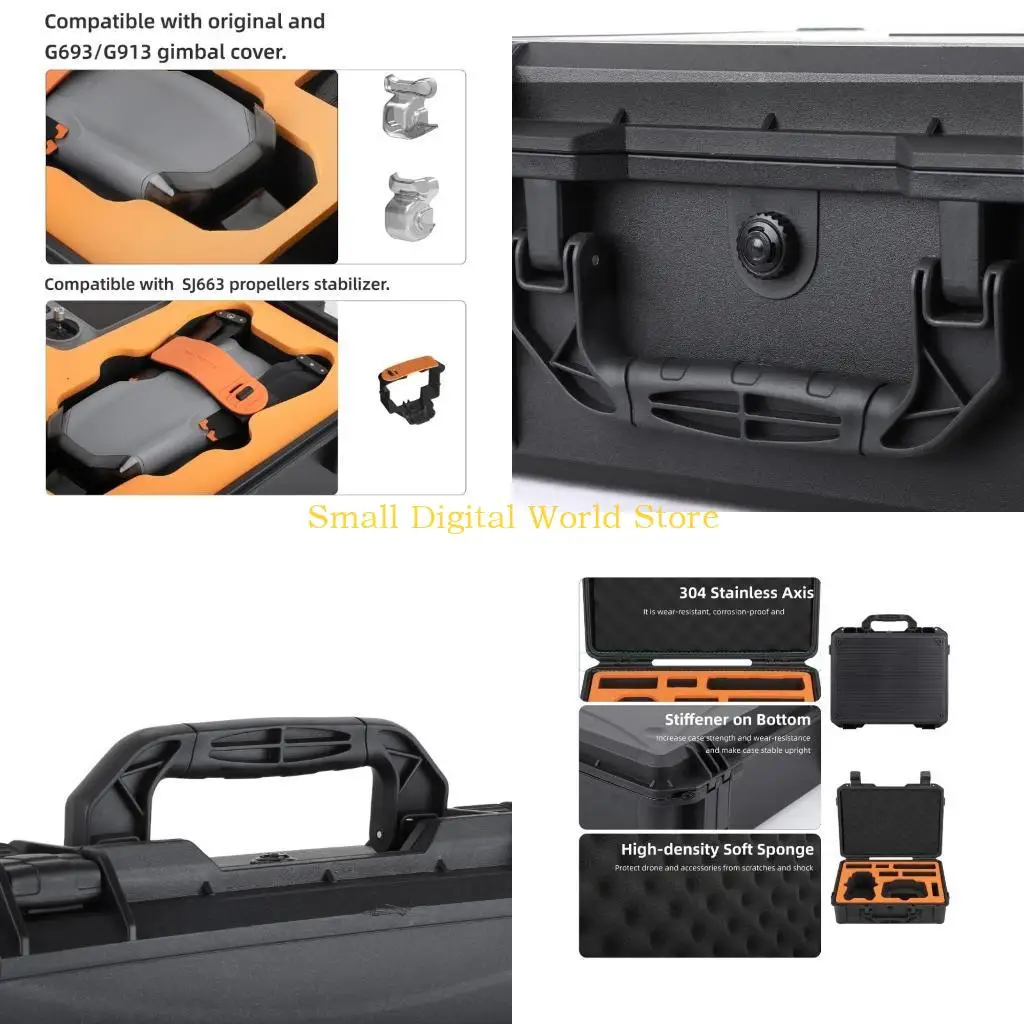 77UB Outdoor Storage Case Compatible for AIR 3S/3 Water Resistant Carrying Case