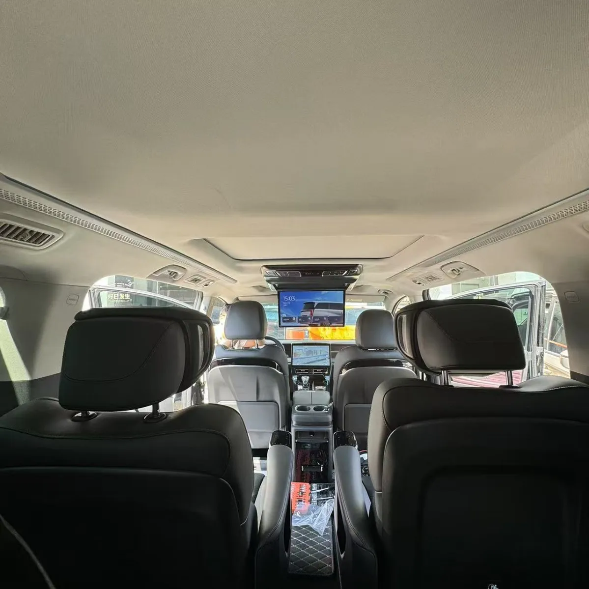 Подходит для коммерческого автомобиля Trumpchi M8 Grandmaster Edition, потолочный ТВ-монитор высокой четкости 15,6/17,3 дюйма