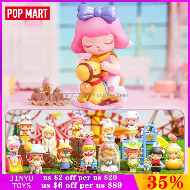 

POP MART Bunny PlayFulness Series Blind Box Toys Kawaii Anime Action Figure Surprise Box Birthday Fashion Gift Desktop Ornaments