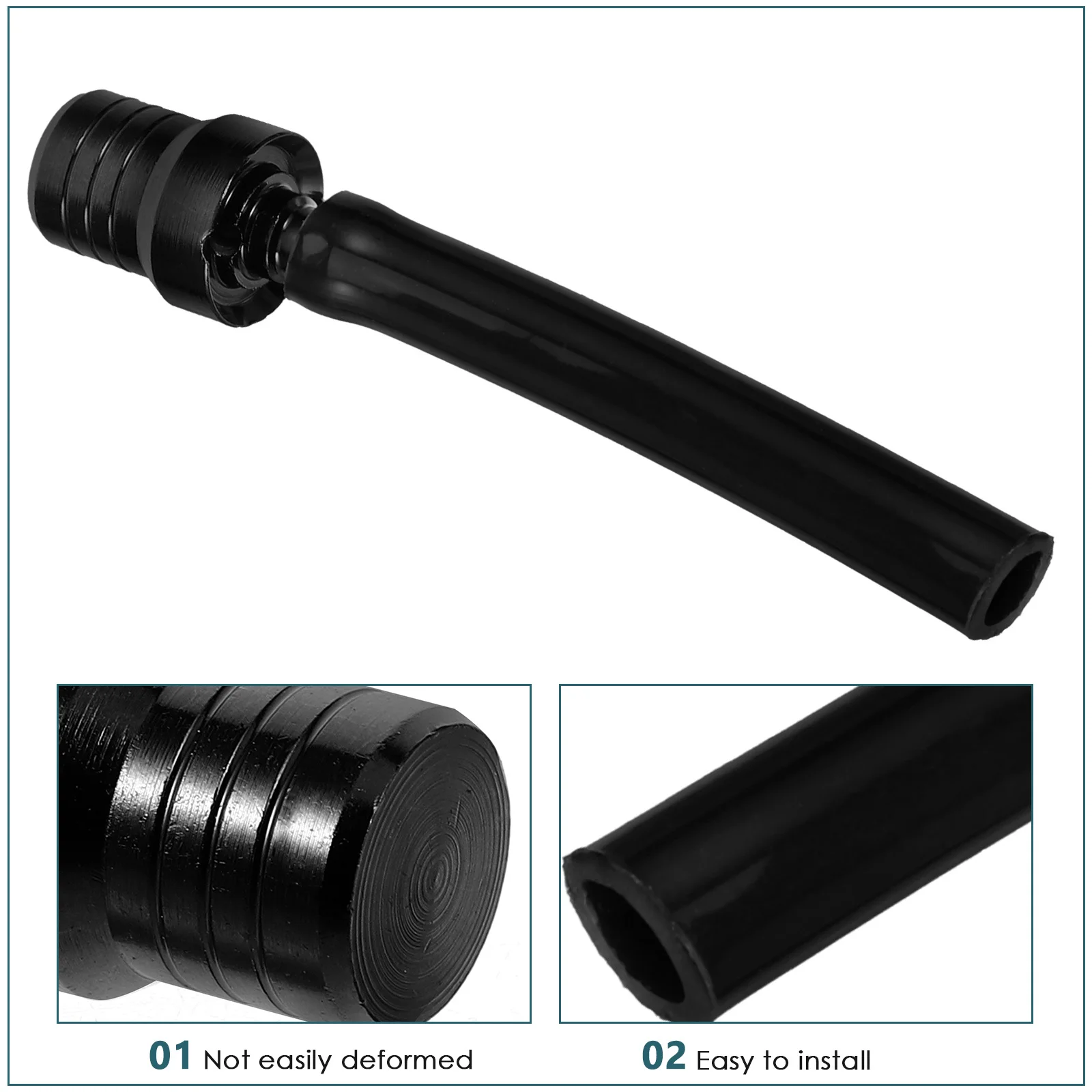 

2pcs Motorcycle Fuel Tank Air Vent Cap Aluminum Rubber Gas Cap Hose For Atv Off-Road Bikes Fuel Vent Hose Motorcycle Parts