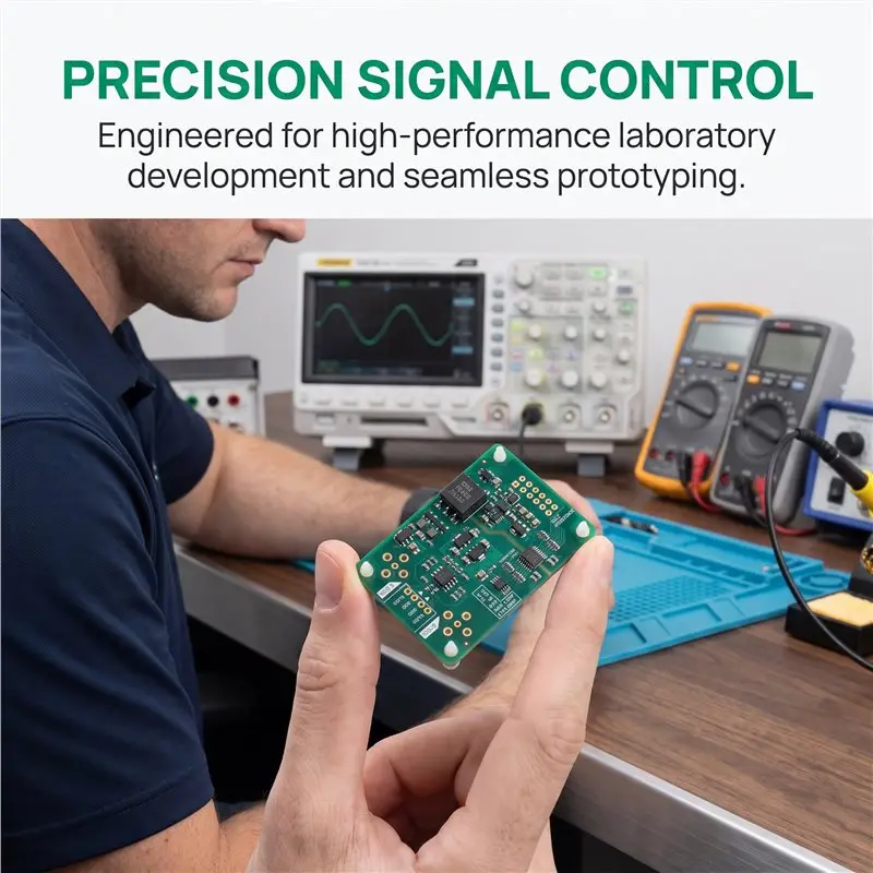 A27F-Dual-Channel 16-Bit For DAC8563 Isolated Digital-To-Analog Converter Board For DAC Module, PMOD Interface