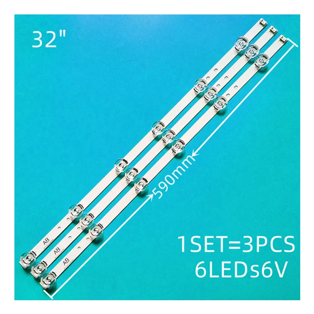 3pcs/set LED bar for LG 32LB561B 32LF630V 32LB552U 32LB550B 32LF 32LB5610 LGIT A B 6916l-1974A 1975A UOT_A B 6916L-2224A 2223A