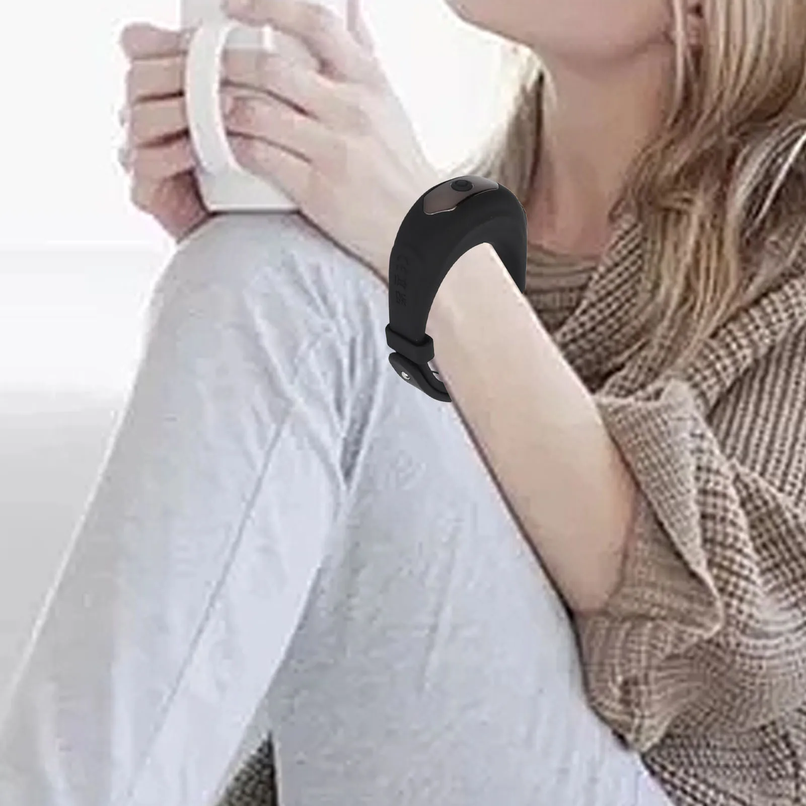 

1pcs Male Prostate Massager Sleeve Improve Circulation IPX6 Waterproof Men Prostatic Massager Watch Type Adjust