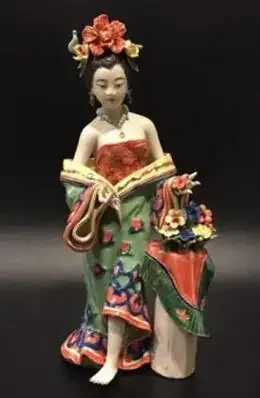 

Chinese classical home decoration ladies ornaments Shiwan doll boutique Handmade Ceramic Figure Sculpture four beauties