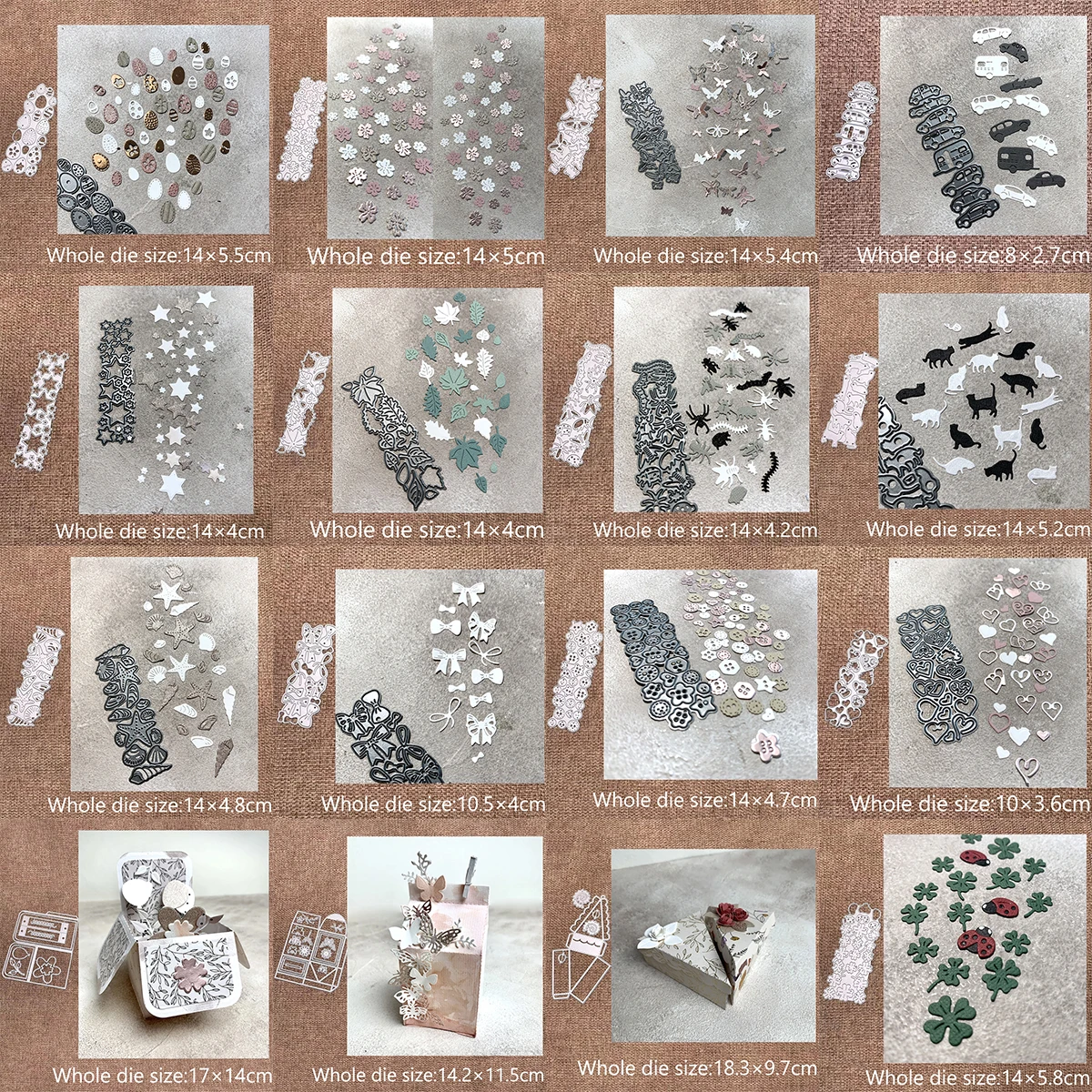 New Design Craft Metal stencil mold Cutting Dies various combinations box scrapbook die cuts Album Paper Card Craft Embossing