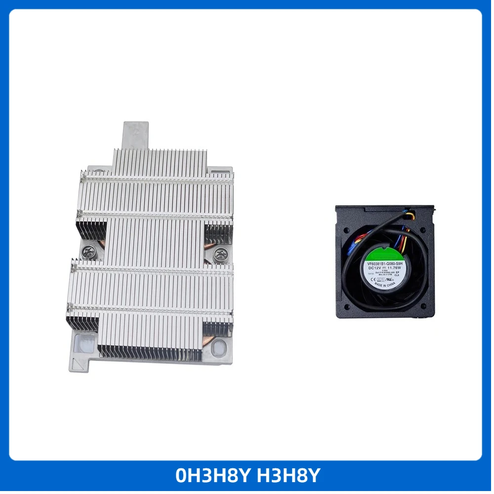NEW For Poweredge R540 R440 2nd CPU Heatsink 01CW2J 1CW2J w/ Cage Heatsink Cooling Fan Server Heat Sink 0NW0CG 0H3H8Y H3H8Y