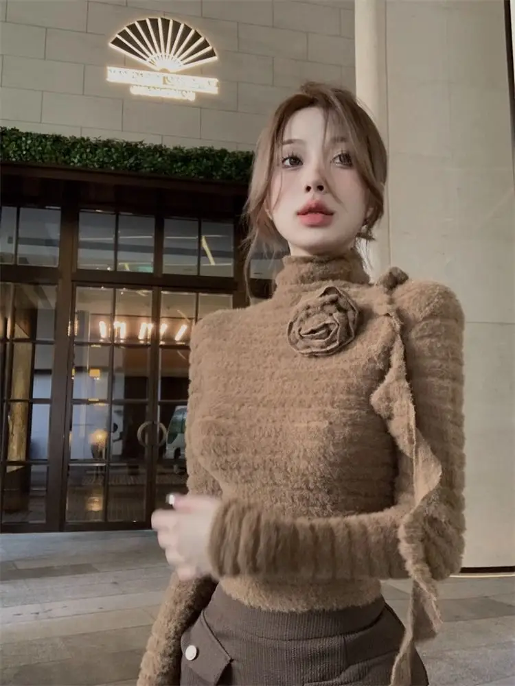 

Sweaters Jumpers Pullovers Women Colorful Cashmere Sweater Frayed Look Concert Daily Festival Rock Band Alternative Punk Grunge