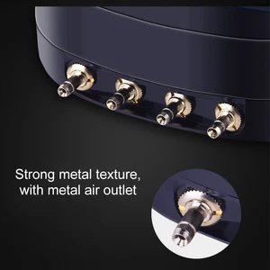 SOBO Silent Aquarium Oxygen Air Bomba de pescado Volumen de aire ajustable Ayero de compresor de aire oxigenador de alta potencia 220V 10 Mejores compresor de aire del acuario de ventas - №3