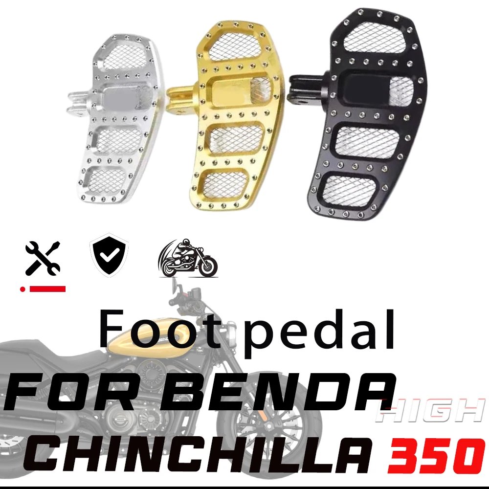 FOR BENDA CHINCHILLA 350 chinchilla 350 Enlarged Footrest Pedal Foot Pegs Extended Footboard